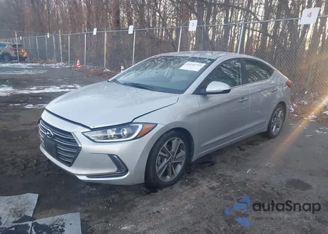 2017 Hyundai Elantra Limited z USA, uszkodzony, nr VIN 5NPD84LF3HH064405